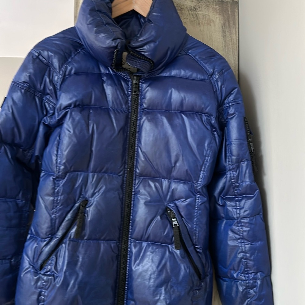 SAM. Women's Blue Puffer Jacket